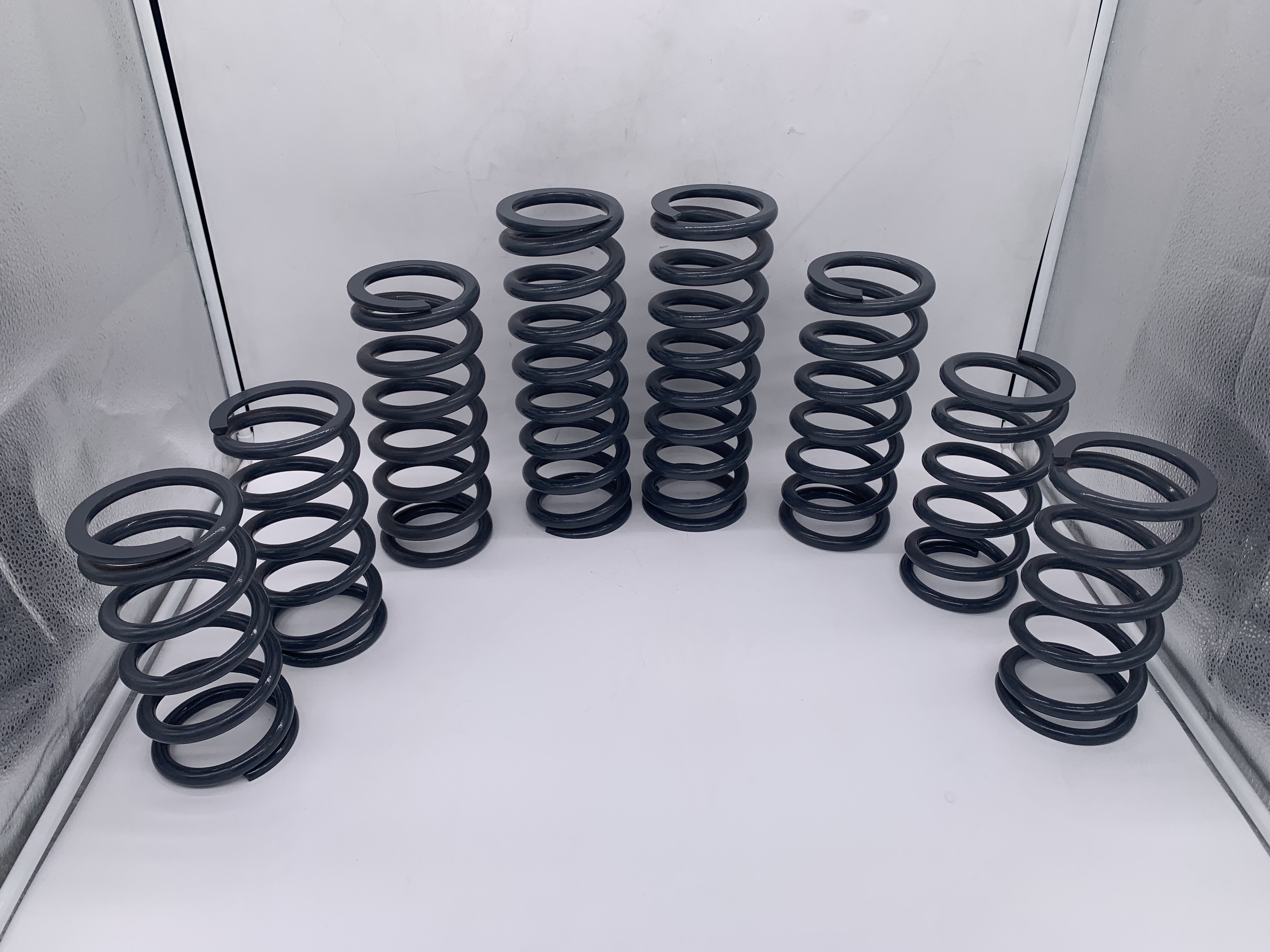 MTS Off-Road dual rate spring kit for the Polaris Xpedition Thumperfab Long Travel, powder coated in Stealth Gray