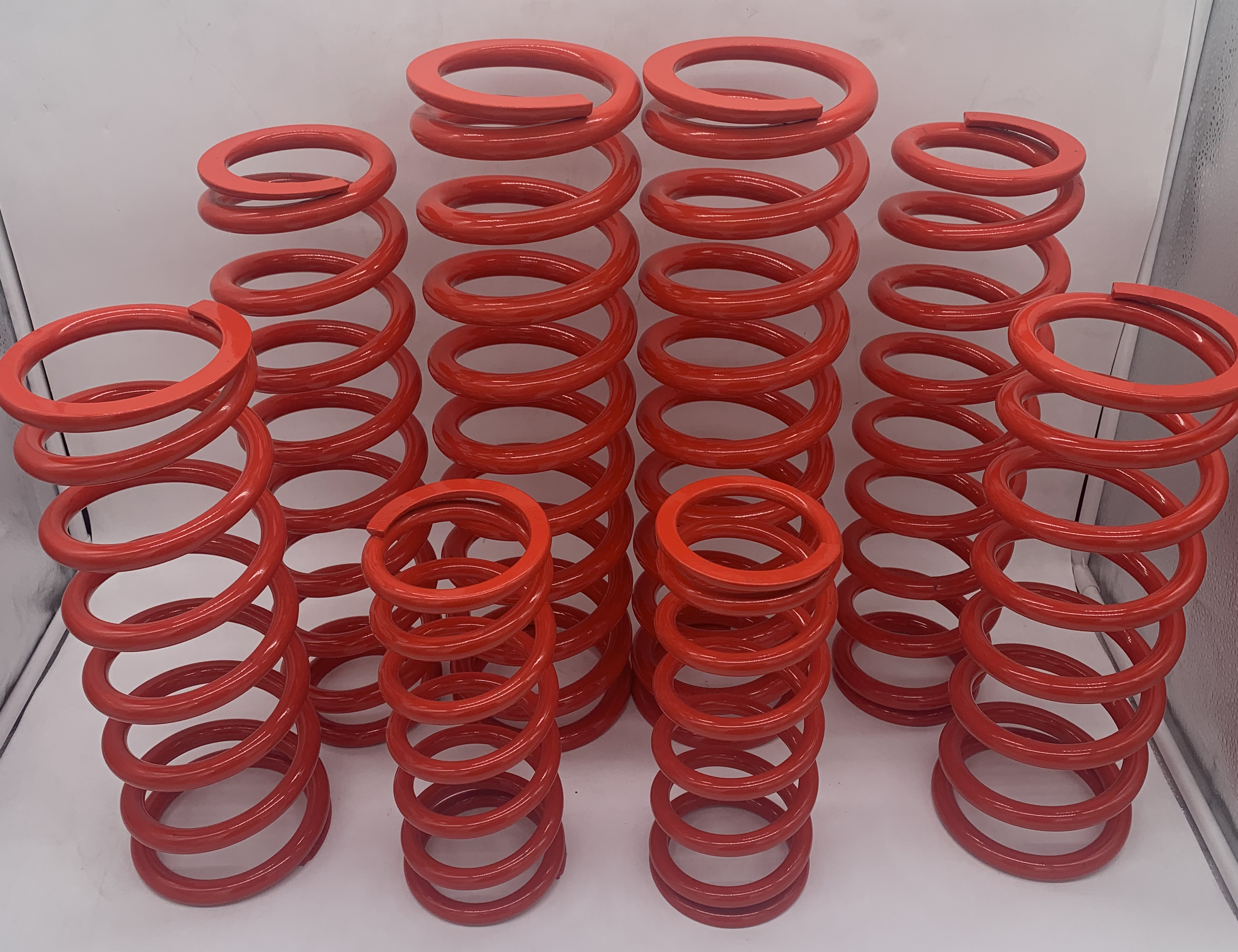 Can-Am Maverick X3 MAX 72" Models Powder Coated Spring Kit - Flame / Indy Red | MTS Offroad