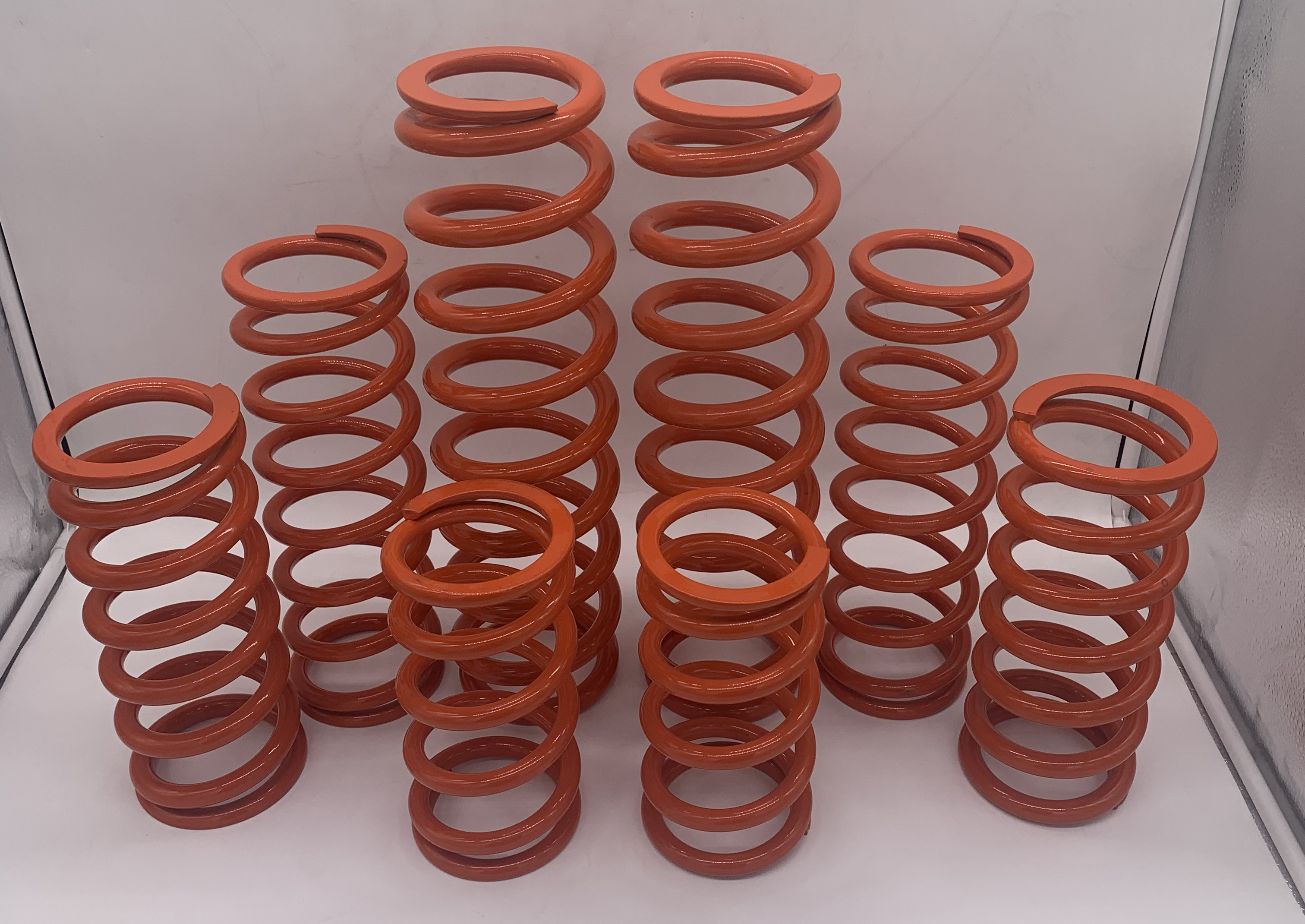 Polaris RZR XP 1000 / XP Turbo Powder Coated Spring Kit - Orange Madness | MTS Offroad