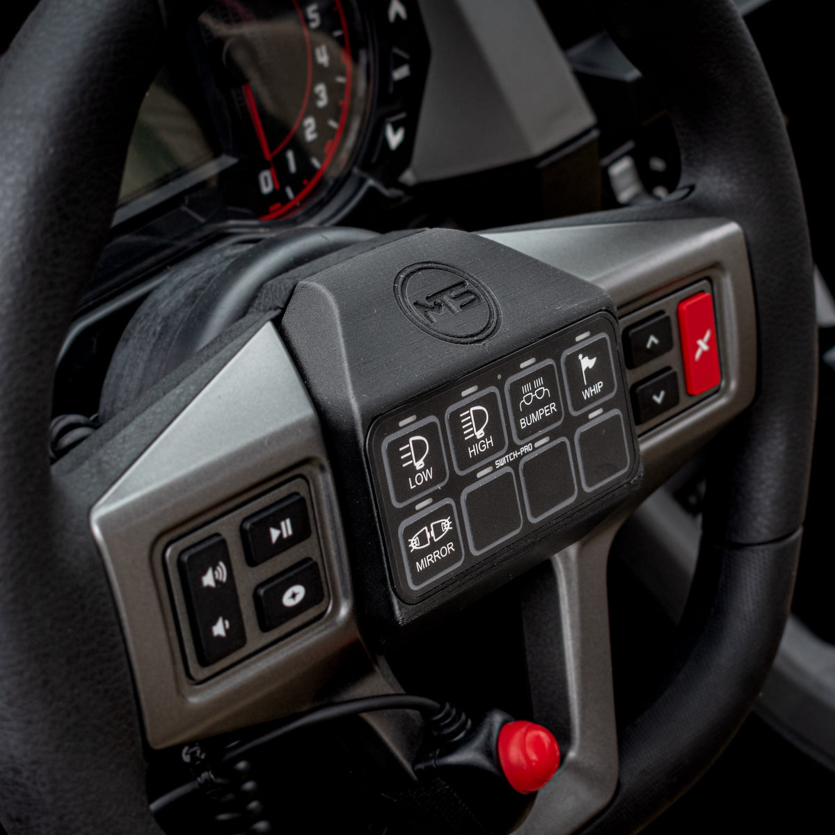 Pro R Rzr Steering Wheel Switch Module Switch-Pro Steering Wheel Mount For RZR