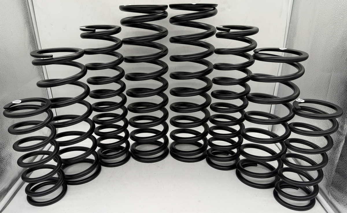 MTS Off-Road dual rate spring kit for the Can-Am Maverick X3 MAX 72" Models, powder coated in Satin Black