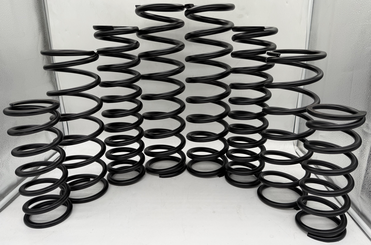 MTS Off-Road dual rate spring kit for the Can-Am Maverick X3 X RS / X RC Turbo RR (2-Seat), powder coated in Satin Black