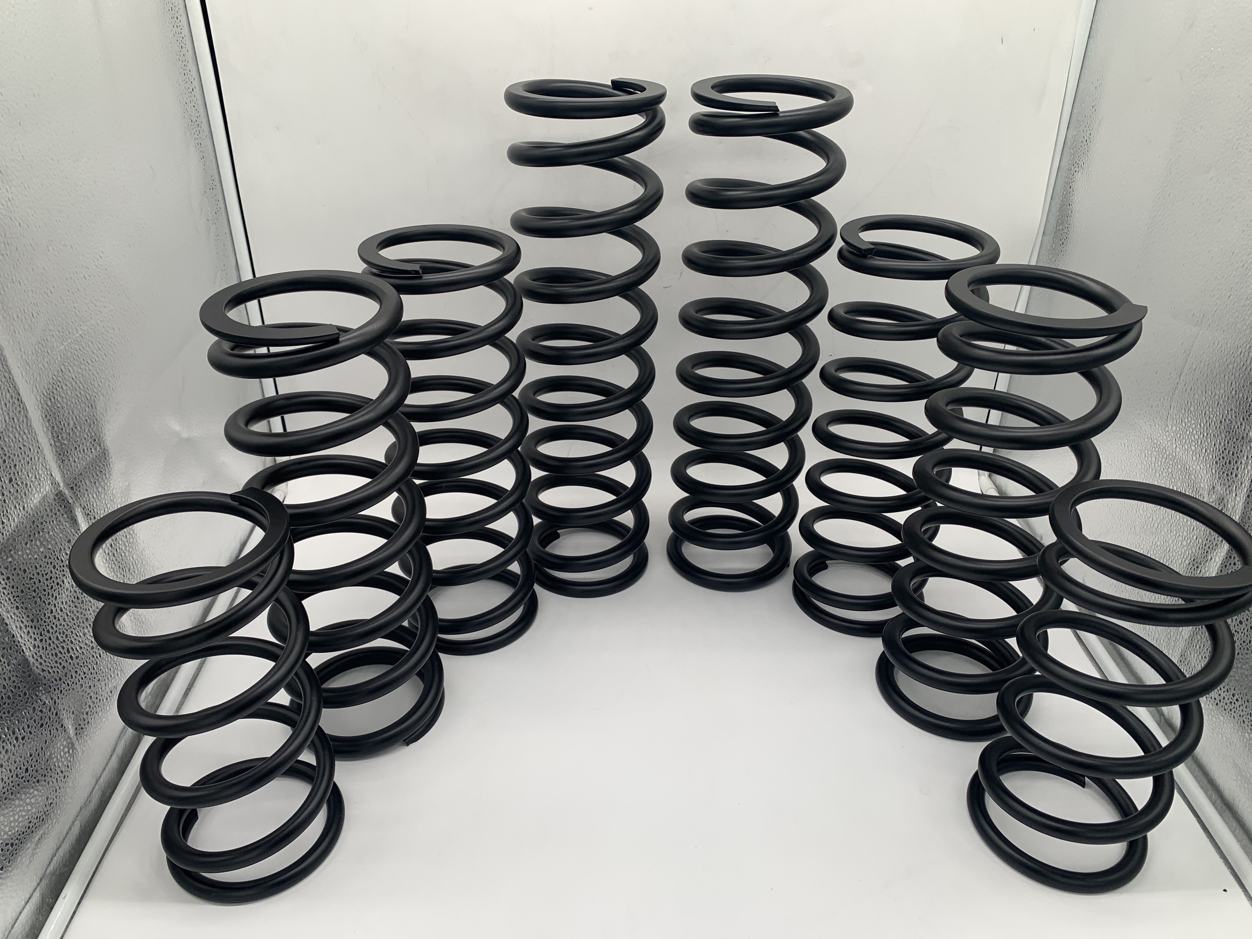 MTS Off-Road dual rate spring kit for the Polaris RZR Pro R, powder coated in Satin Black